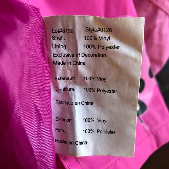 Rainpals rain coats for toddler girls, size 2T - Picture 6 of 6